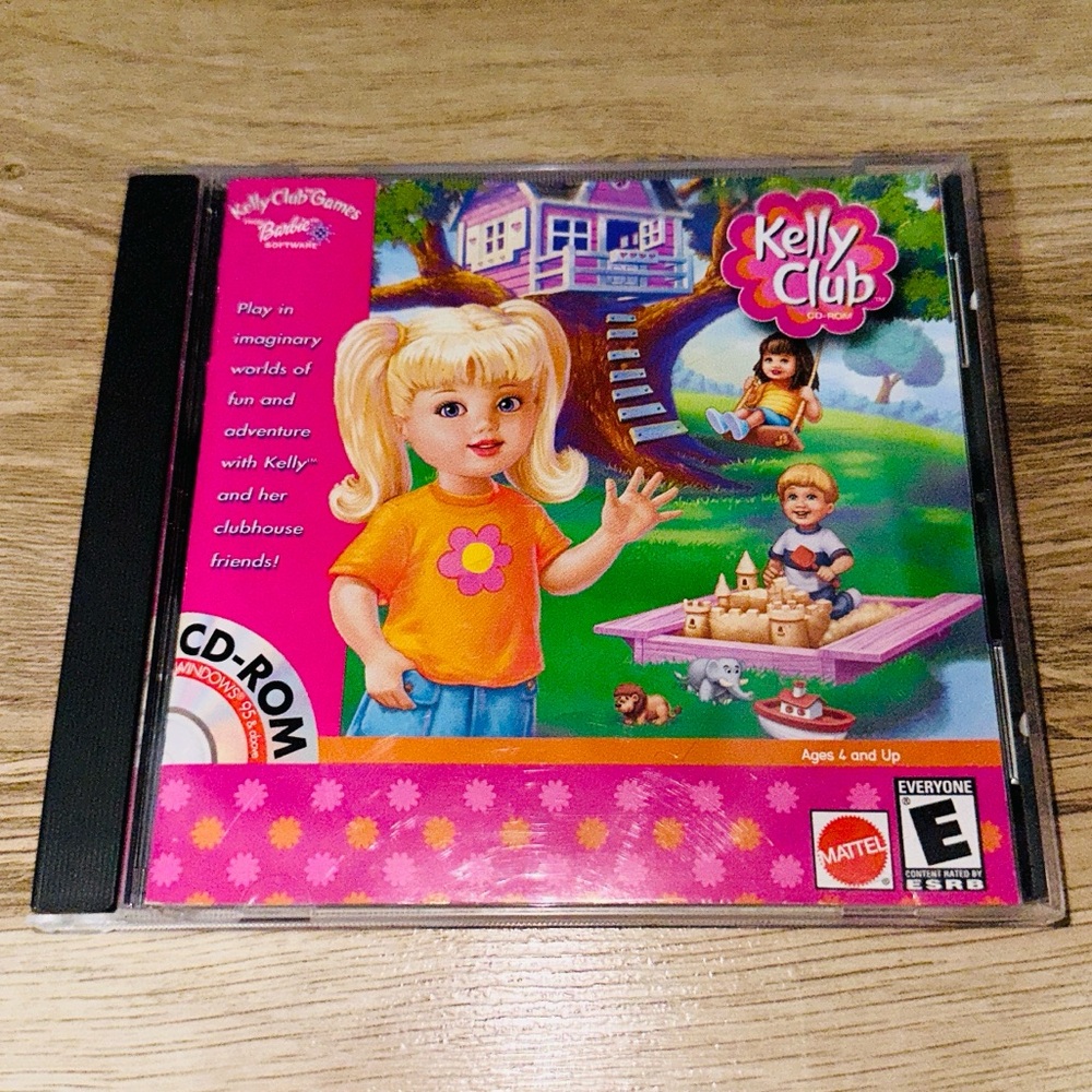 Vintage Y2K 2001 Barbie The Kelly Club Computer PC Game